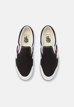 Vans Classic Slip-On Unisex - Sneakers Laag - Black/True White -Vans 012e2c1d550f47ac95458898898c6f6b