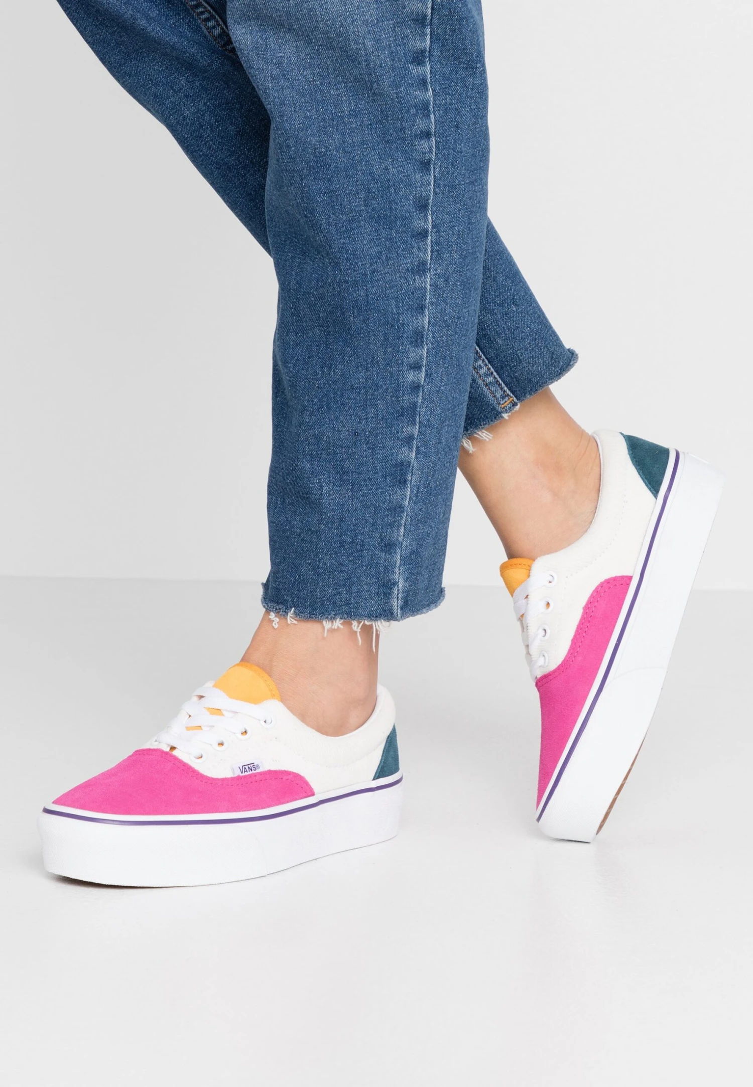 Vans Era Platform - Sneakers Laag - Multicolor/True White 3 Vans Era Platform - Sneakers Laag - Multicolor/True White