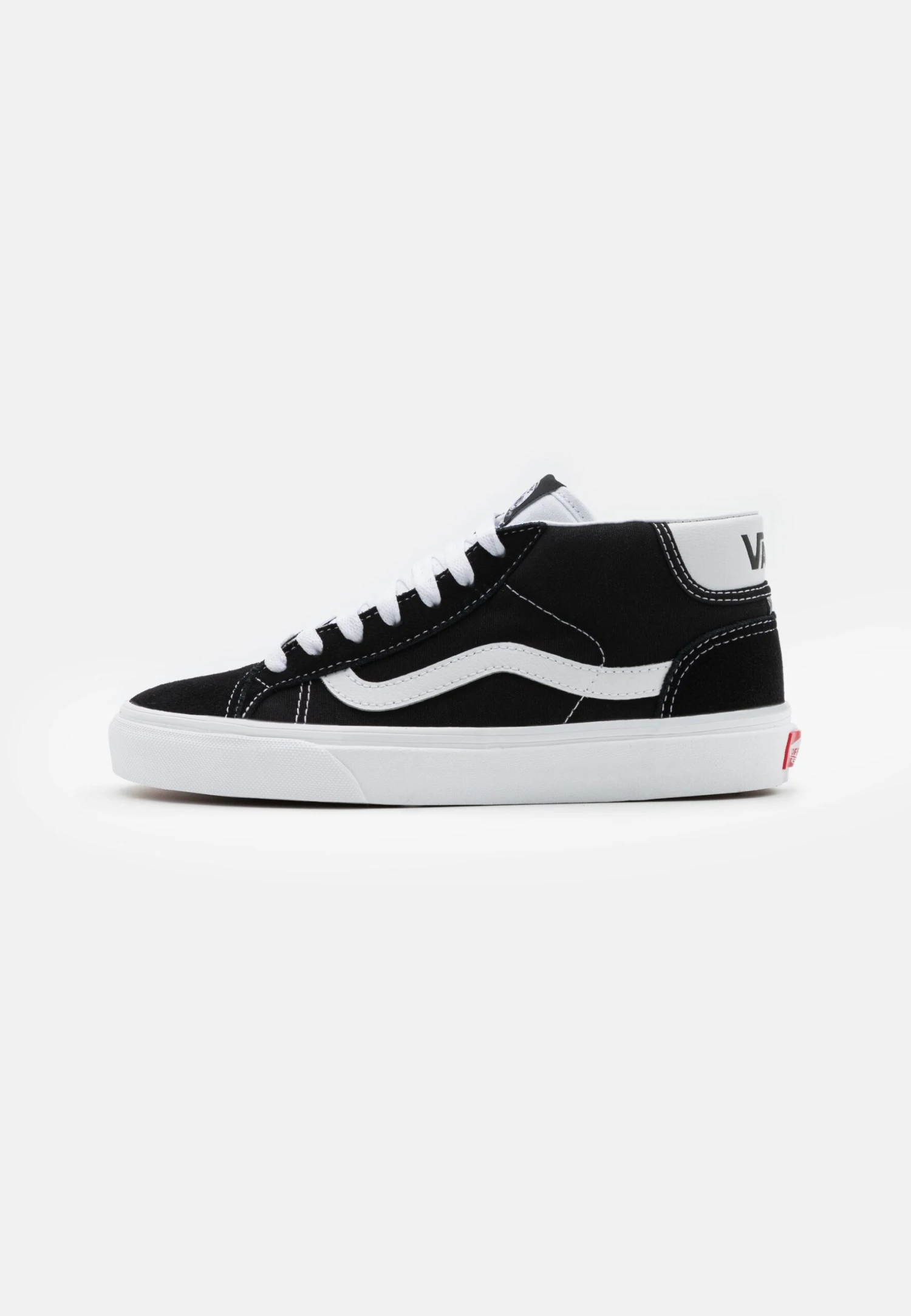 Vans Mid Skool 37 Unisex - Sneakers Hoog - Black/True White 3 Vans Mid Skool 37 Unisex - Sneakers Hoog - Black/True White
