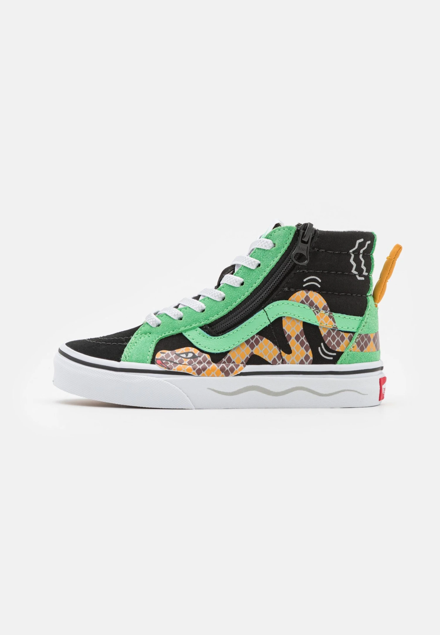 Vans Sk8 Reissue Side Zip - Sneakers Hoog - Green/Black 3 Vans Sk8 Reissue Side Zip - Sneakers Hoog - Green/Black