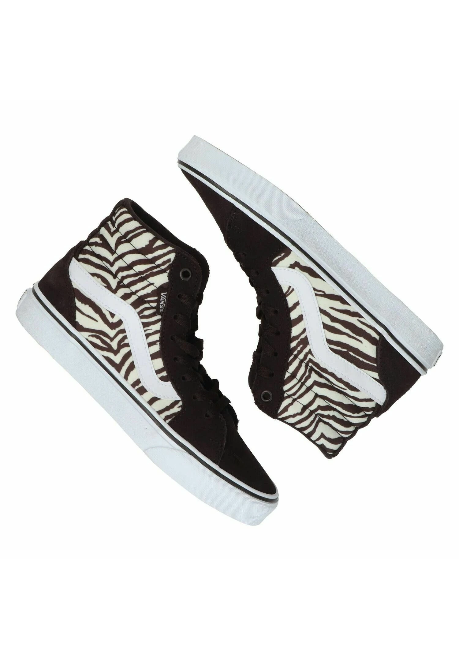 Vans Filmore Hi - Sneakers Hoog - Satin Tiger Brown White 6 Vans Filmore Hi - Sneakers Hoog - Satin Tiger Brown White - Afbeelding 4