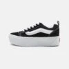 Vans Knu Stack - Skateschoenen - Black/True White -Vans 17a3d5537bd046638fccc8e8bdefc2b6
