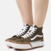 Vans Sk8-Hi Tapered Stacked - Sneakers Hoog - Dark Olive 1 Vans Sk8-Hi Tapered Stacked - Sneakers Hoog - Dark Olive -Vans 18fe9bc50ba9474494d38c63c5bf8221