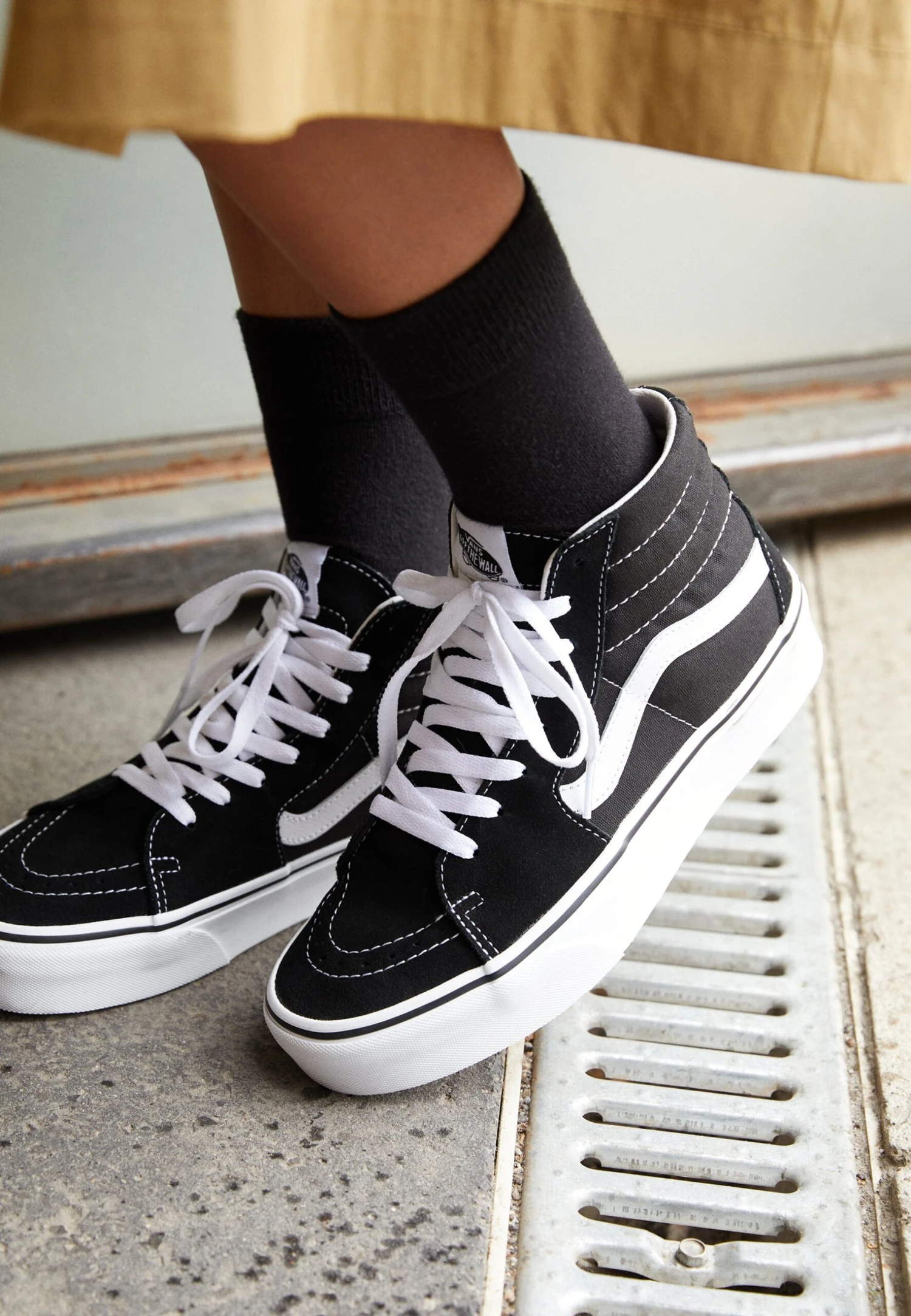 Vans Ua Sk8-Hi Platform 2.0 - Sneakers Hoog - Black/True White 7 Vans Ua Sk8-Hi Platform 2.0 - Sneakers Hoog - Black/True White - Afbeelding 5