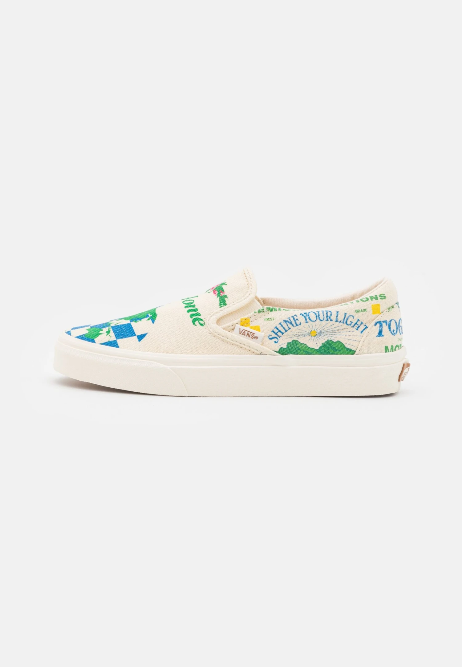 Ua Vans Eco Theory Classic- Instappers - Multi-Coloured/Offwhite 4 Ua Vans Eco Theory Classic- Instappers - Multi-Coloured/Offwhite - Afbeelding 2