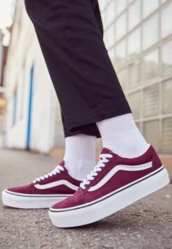 Vans Ua Old Skool Platform - Sneakers Laag - Port Royale/True White -Vans 1f9c9f476e0a4ee1b523aeb01b845d7c
