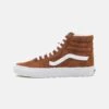 Vans Sk8 Hi Unisex - Sneakers Hoog - Sand/White -Vans 26af676cf9fe4f718e311f3a27e58f6b