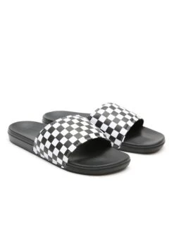 Vans La Costa Slide-On Unisex - Badslippers - (Checkerboard) True White/Black -Vans 2a87a28b1d2c422794b6ce0d51d85bbc