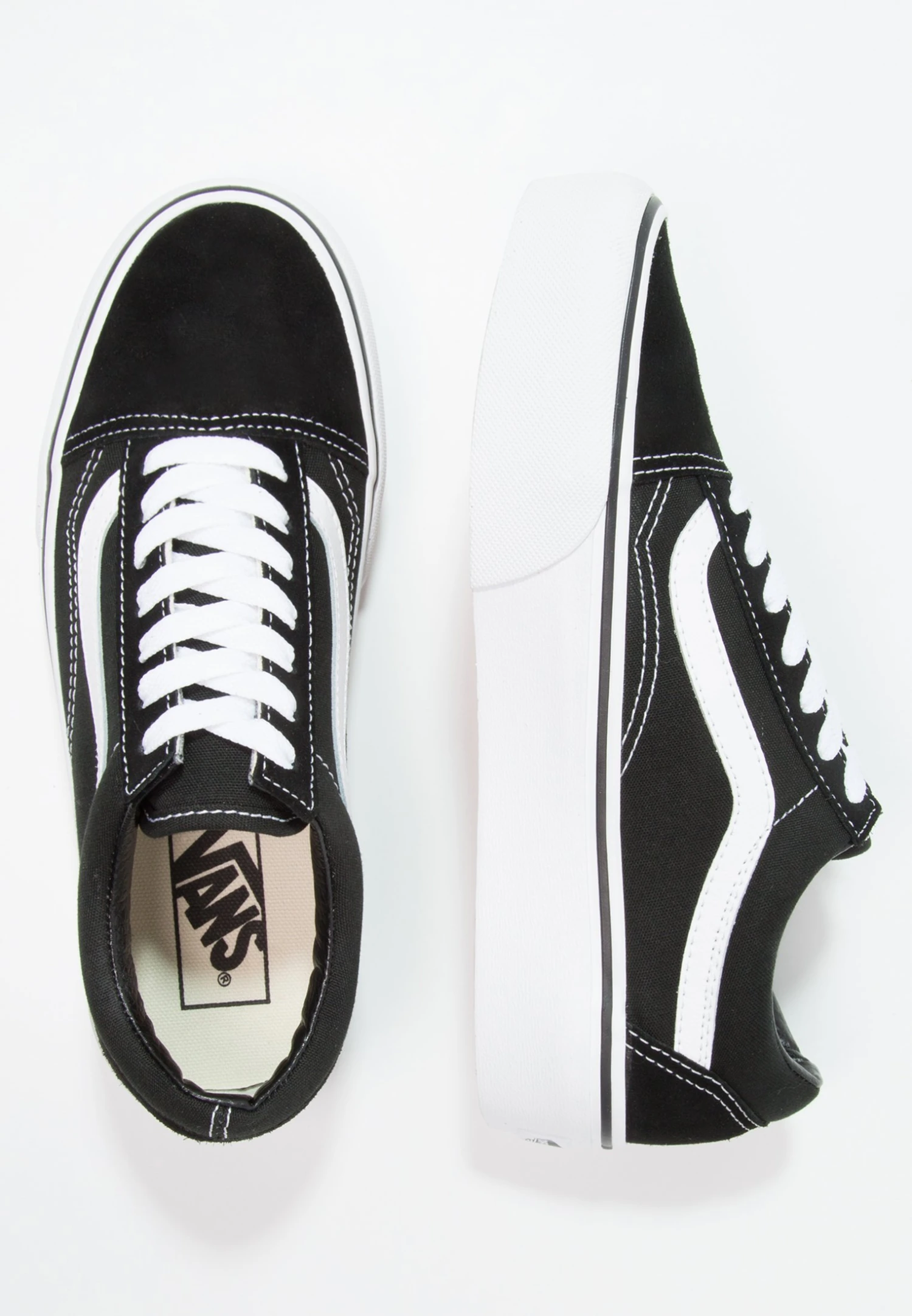 Vans Ua Old Skool Platform - Sneakers Laag - Black/White 7 Vans Ua Old Skool Platform - Sneakers Laag - Black/White - Afbeelding 5