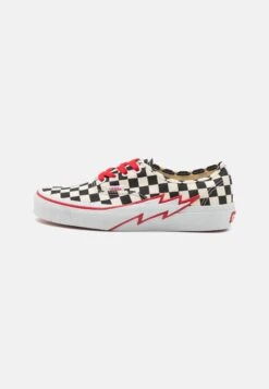 Vans Authentic Bolt Unisex - Sneakers Laag - Black/White/Red