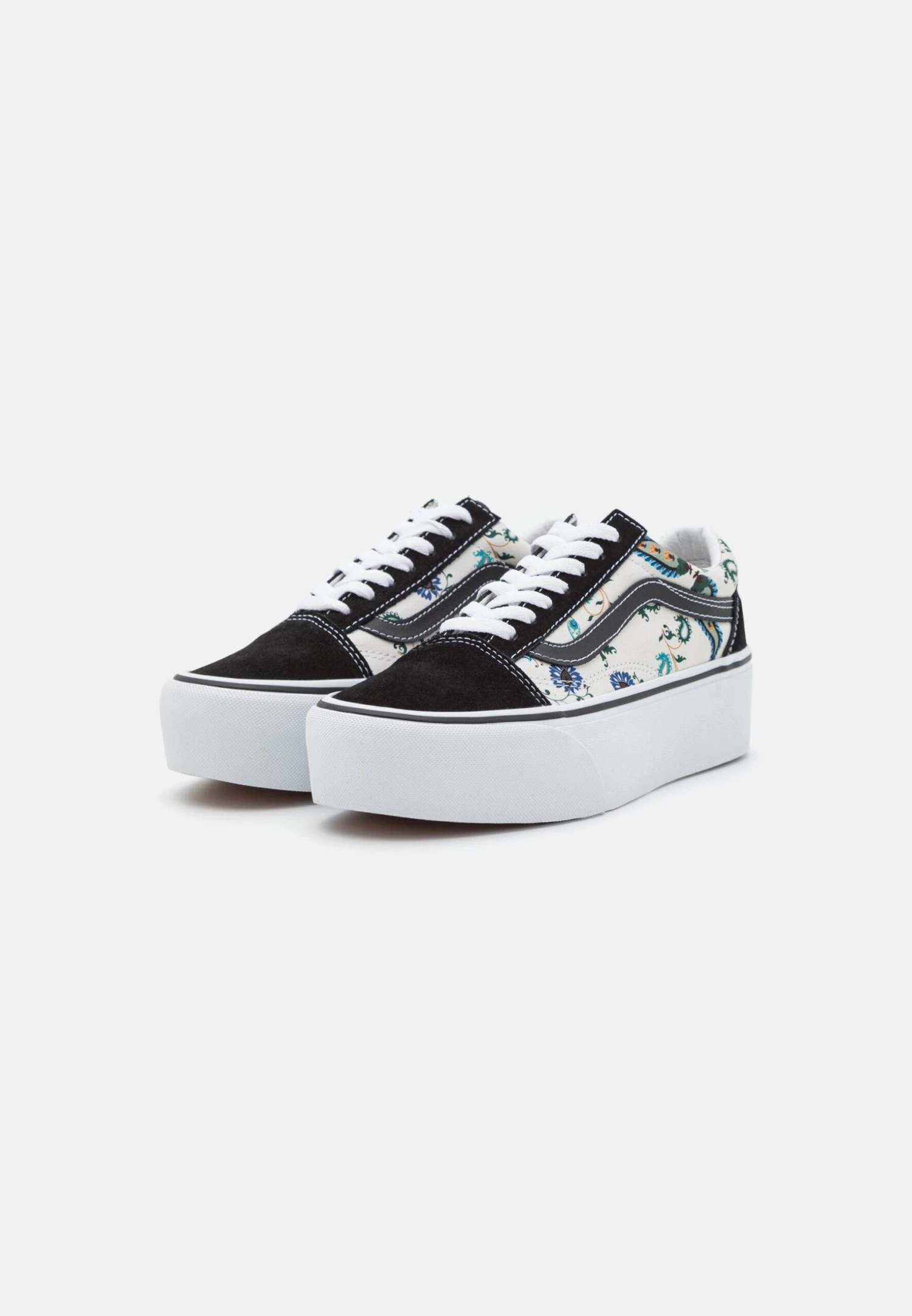 Vans Old Skool Stackform - Sneakers Laag - Paisley Bloom Black/Multi-Coloured 5 Vans Old Skool Stackform - Sneakers Laag - Paisley Bloom Black/Multi-Coloured - Afbeelding 3