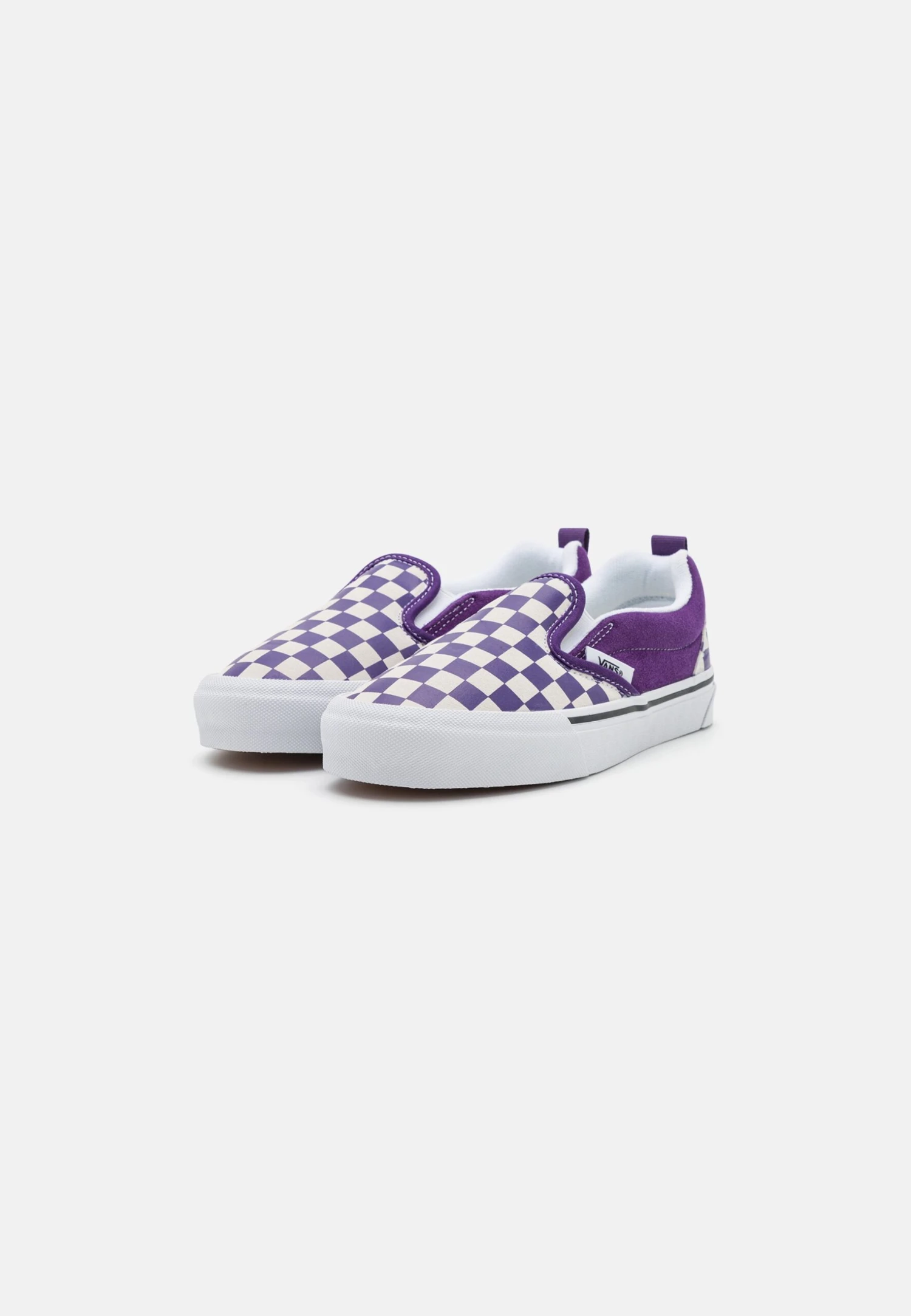 Vans Knu Slip Unisex - Instappers - Checkerboard Purple/White 4 Vans Knu Slip Unisex - Instappers - Checkerboard Purple/White - Afbeelding 2