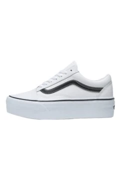 Vans Ua Old Skool Stackform - Sneakers Laag - True White Black