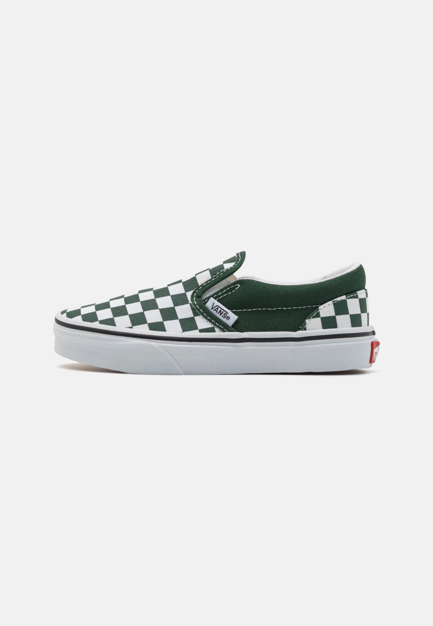 Vans Classic Slip-On Unisex - Sneakers Laag - Dark Green/ White 3 Vans Classic Slip-On Unisex - Sneakers Laag - Dark Green/ White