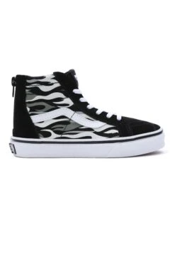 Vans Sk8-Hi Zip - Sneakers Hoog - Black Grey -Vans 55bc7d23c5884060a8917147e9d9d42c