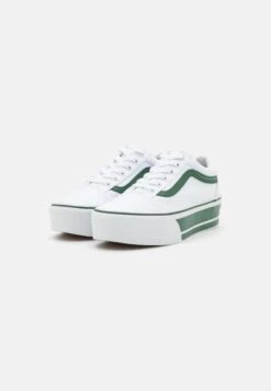Vans Ua Old Skool Stackform - Sneakers Laag - Green/True White -Vans 566bb0f8b1c8487e82128e7a9afd9167