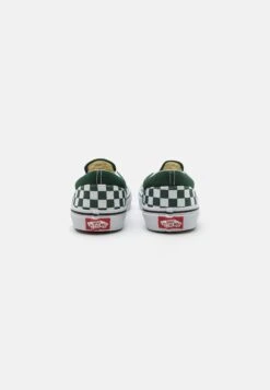 Vans Classic Slip-On Unisex - Instappers - Dark Green/White -Vans 566cd719154243969f179339f48b8ab8