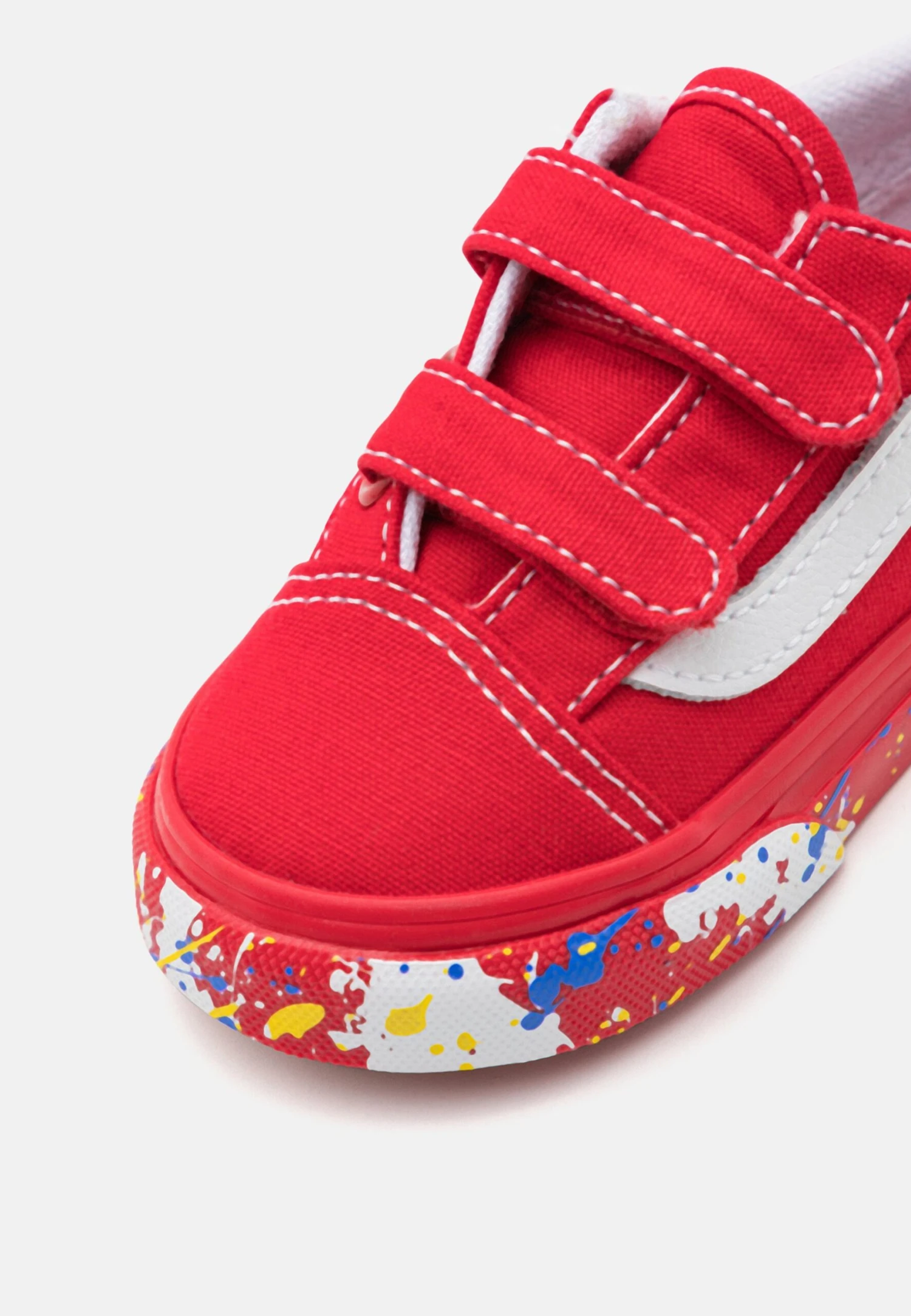 Vans Old Skool Unisex - Sneakers Laag - Paint Splatter Racing Red 8 Vans Old Skool Unisex - Sneakers Laag - Paint Splatter Racing Red - Afbeelding 6