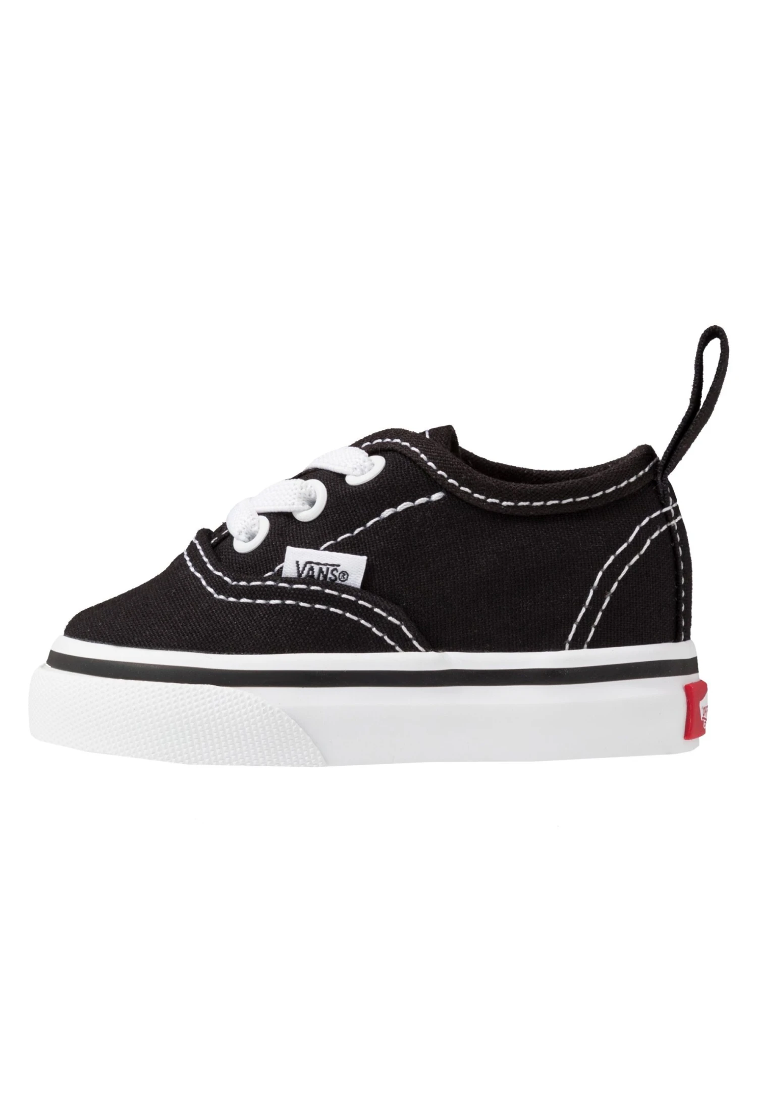 Vans Authentic Elastic Lace Unisex - Sneakers Laag - Black/True White 4 Vans Authentic Elastic Lace Unisex - Sneakers Laag - Black/True White - Afbeelding 2