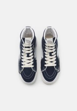 Vans Sk8 Reconstruct Unisex - Sneakers Hoog - Navy/White -Vans 653f0b0921e0494e9a5eac48a38bff22