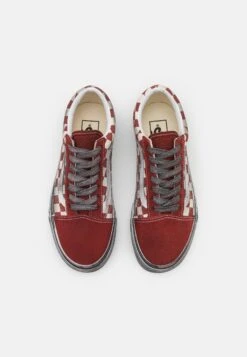 Vans Old Skool Unisex - Sneakers Laag - Stressed Red/White -Vans 66c82681b67646628563e0d2a5a6d551