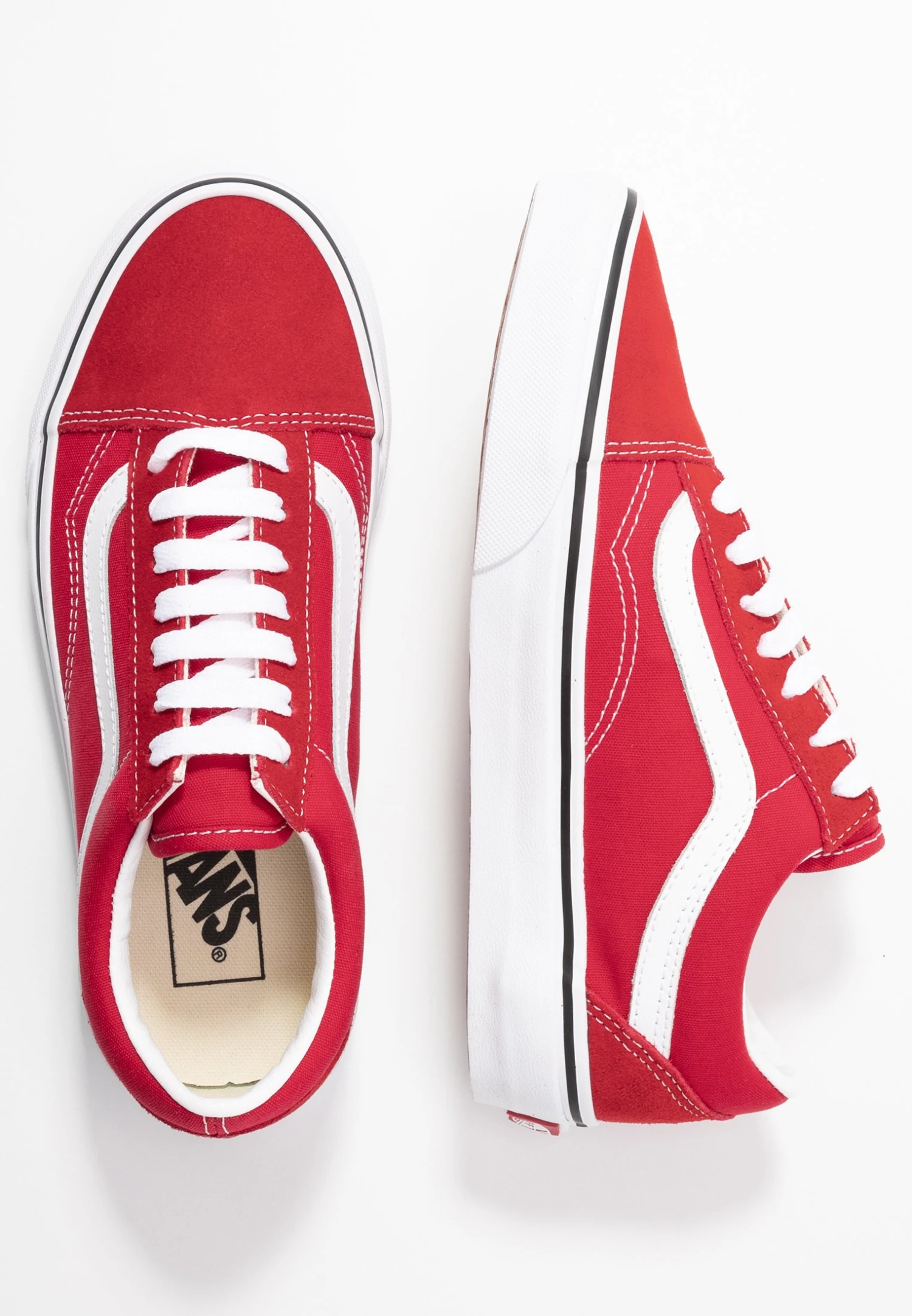 Vans Old Skool - Sneakers Laag - Racing Red/True White 6 Vans Old Skool - Sneakers Laag - Racing Red/True White - Afbeelding 4