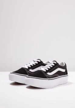 Vans Old Skool Platform Unisex - Sneakers Laag - Black/True White 11 Vans Old Skool Platform Unisex - Sneakers Laag - Black/True White -Vans 68c519bd17e64f68891d35b0fae3c736
