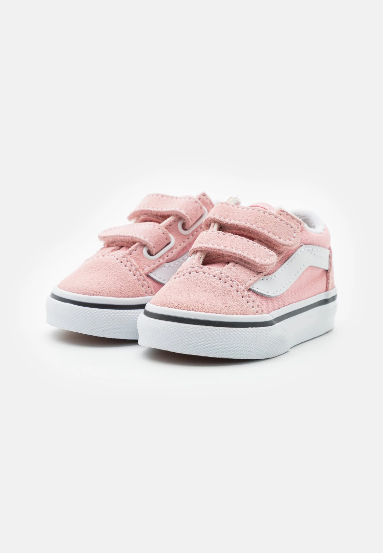Vans Td Old Skool Unisex- Sneakers Laag - Powder Pink/True White 4 Vans Td Old Skool Unisex- Sneakers Laag - Powder Pink/True White - Afbeelding 2