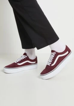 Vans Ua Old Skool Platform - Sneakers Laag - Port Royale/True White