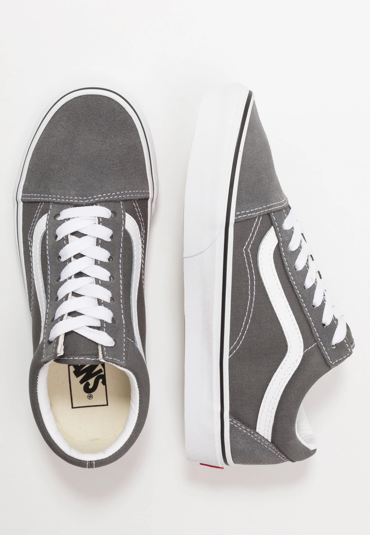 Vans Ua Old Skool - Sneakers Laag - Pewter/True White 8 Vans Ua Old Skool - Sneakers Laag - Pewter/True White - Afbeelding 6