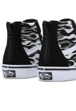 Vans Sk8-Hi Zip - Sneakers Hoog - Black Grey -Vans 7561f13783114583bdad821919e3bc2a