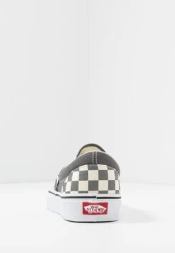 Vans Ua Classic Slip-On Unisex - Instappers - Pewter/True White -Vans 79c4aa953cf04324a3453dedd4e10bc7