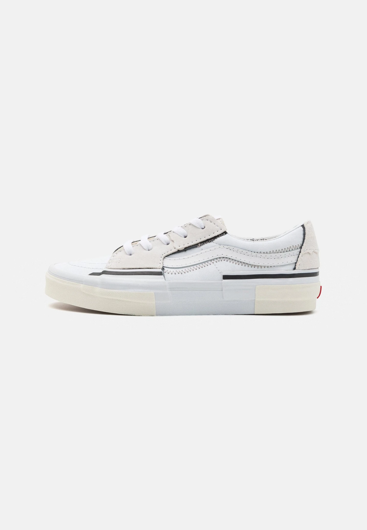 Vans Sk8-Low Reconstruct Unisex - Sneakers Laag - True White 3 Vans Sk8-Low Reconstruct Unisex - Sneakers Laag - True White