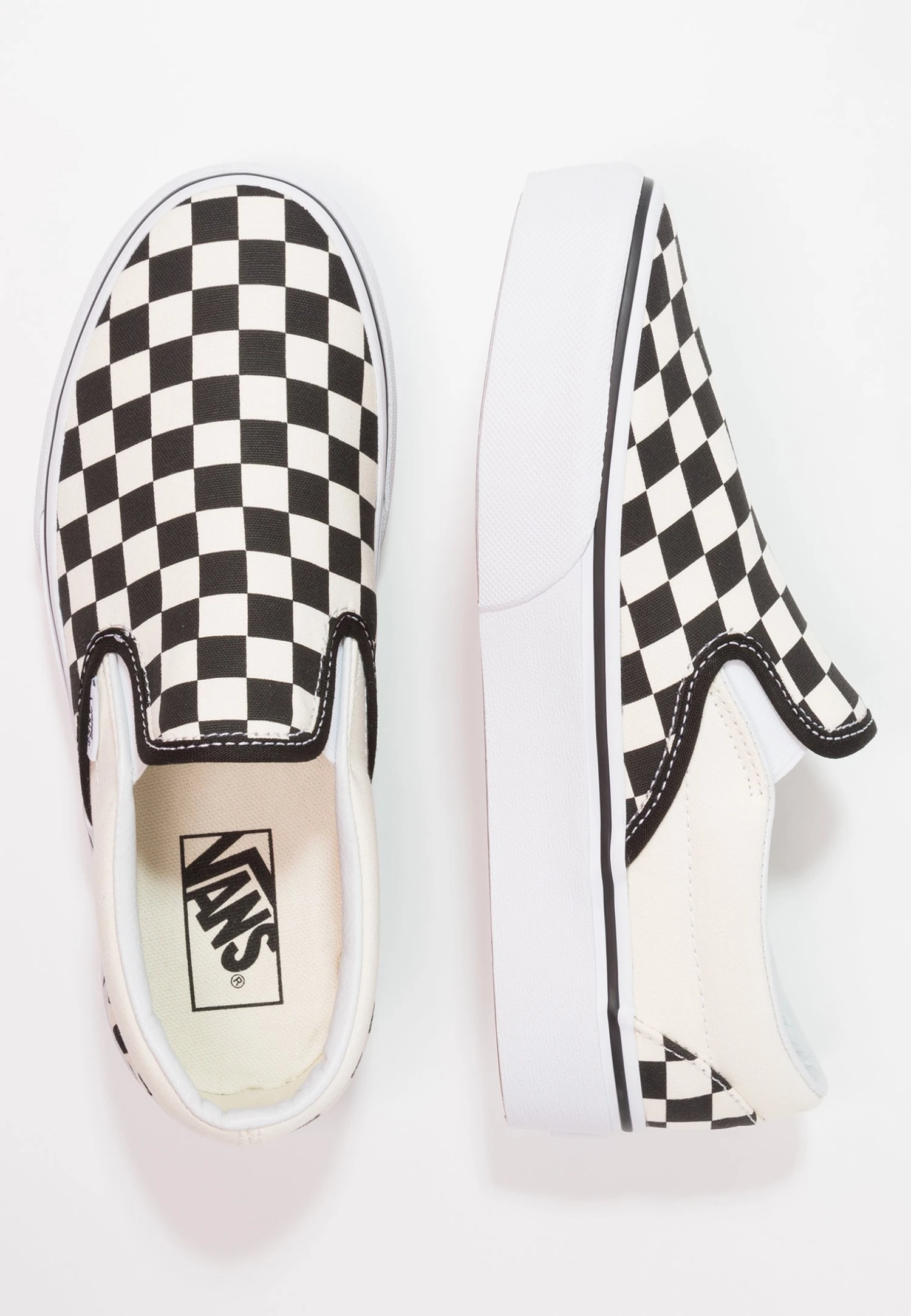 Vans Ua Classic Slip-On Platform - Instappers - Black/White 7 Vans Ua Classic Slip-On Platform - Instappers - Black/White - Afbeelding 5