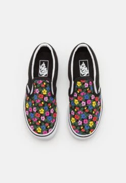Vans Classic Slip-On Unisex - Sneakers Laag - Black/Multi-Coloured -Vans 8df1465c532b472f9fb4fd4bb88dc635