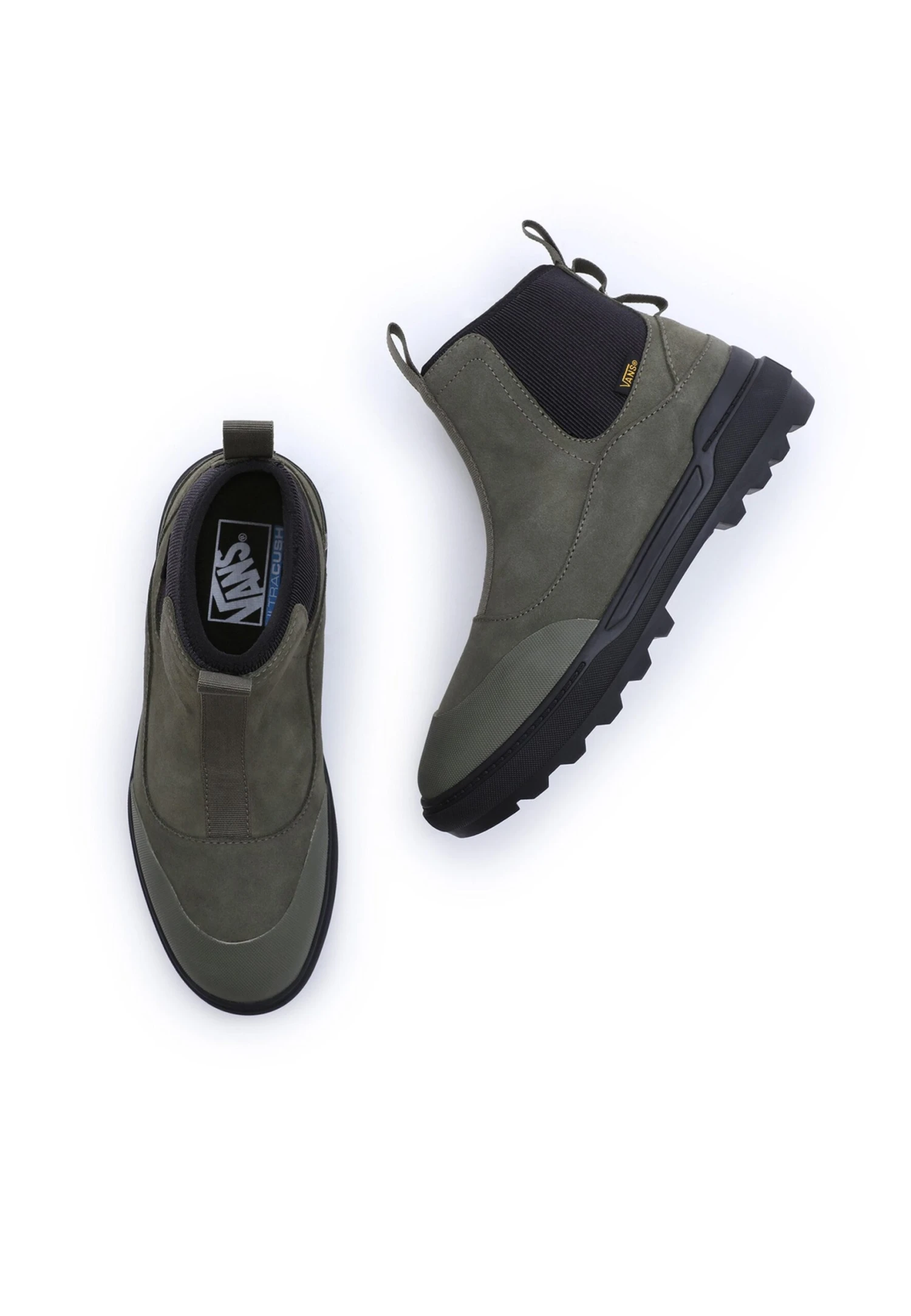 Vans Ua Colfax- Enkellaarsjes Met Plateauzool - Olive/Black 5 Vans Ua Colfax- Enkellaarsjes Met Plateauzool - Olive/Black - Afbeelding 3