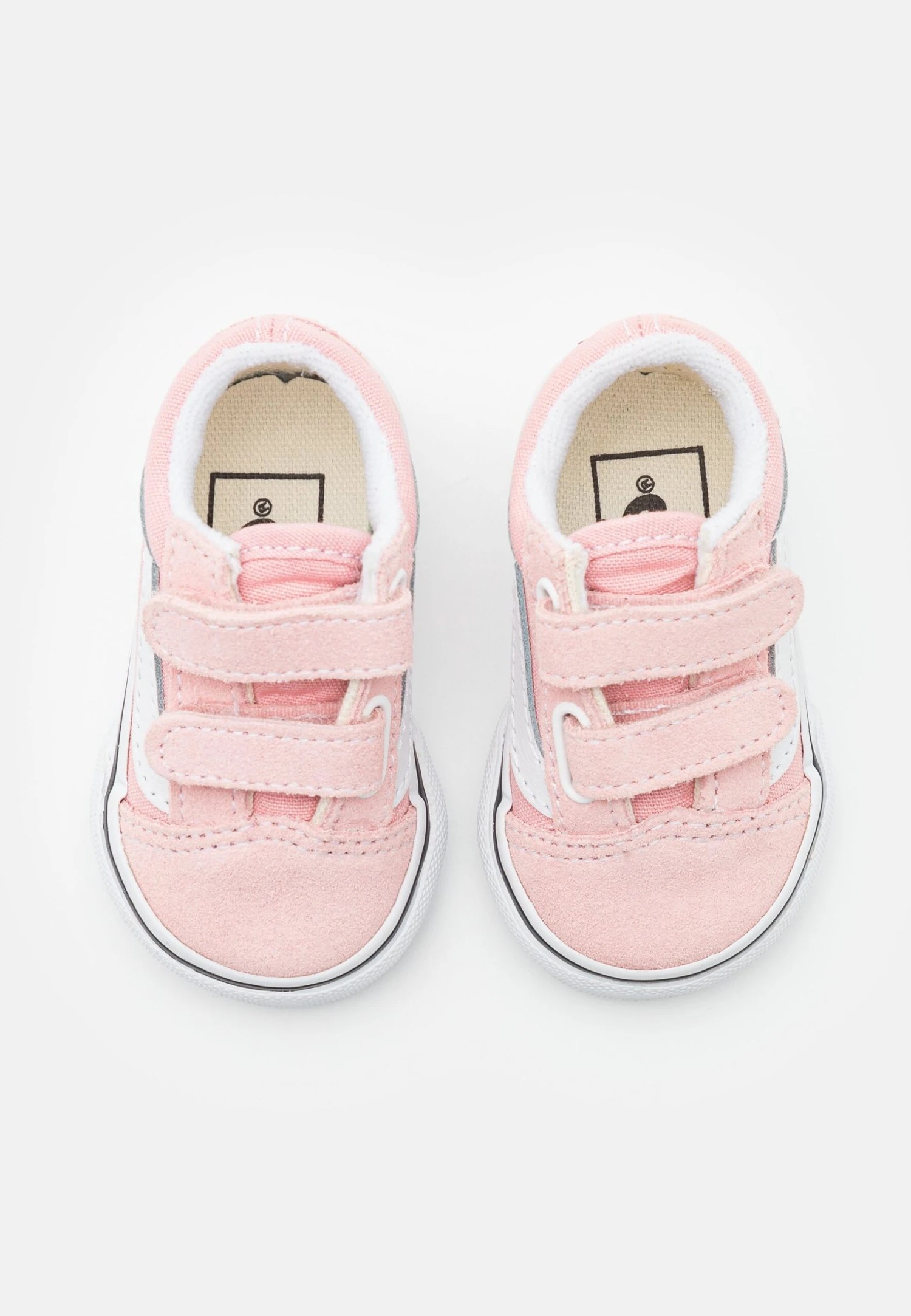 Vans Td Old Skool Unisex- Sneakers Laag - Powder Pink/True White 6 Vans Td Old Skool Unisex- Sneakers Laag - Powder Pink/True White - Afbeelding 4