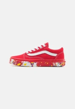 Vans Old Skool- Sneakers Laag - Paint Splatter Racing Red