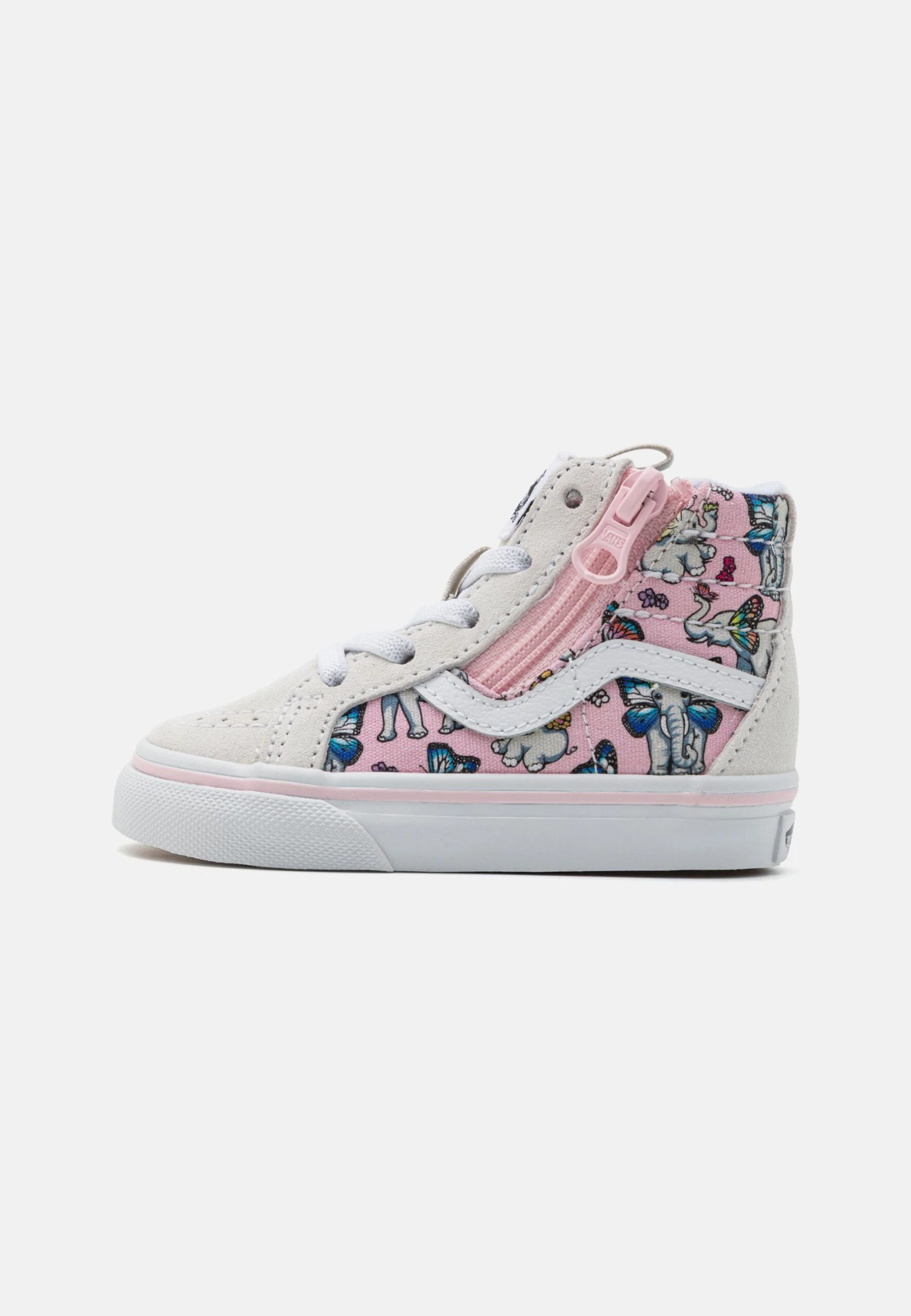 Vans Sk8-Hi Reissue Side Zip Unisex - Sneakers Hoog - Elephantastic Grey/Pink 3 Vans Sk8-Hi Reissue Side Zip Unisex - Sneakers Hoog - Elephantastic Grey/Pink