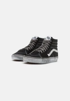 Vans Sk-Hi - Sneakers Hoog - Stressed Black/White 9 Vans Sk-Hi - Sneakers Hoog - Stressed Black/White -Vans a789879881f5459fa8eef2e1abec3bbf