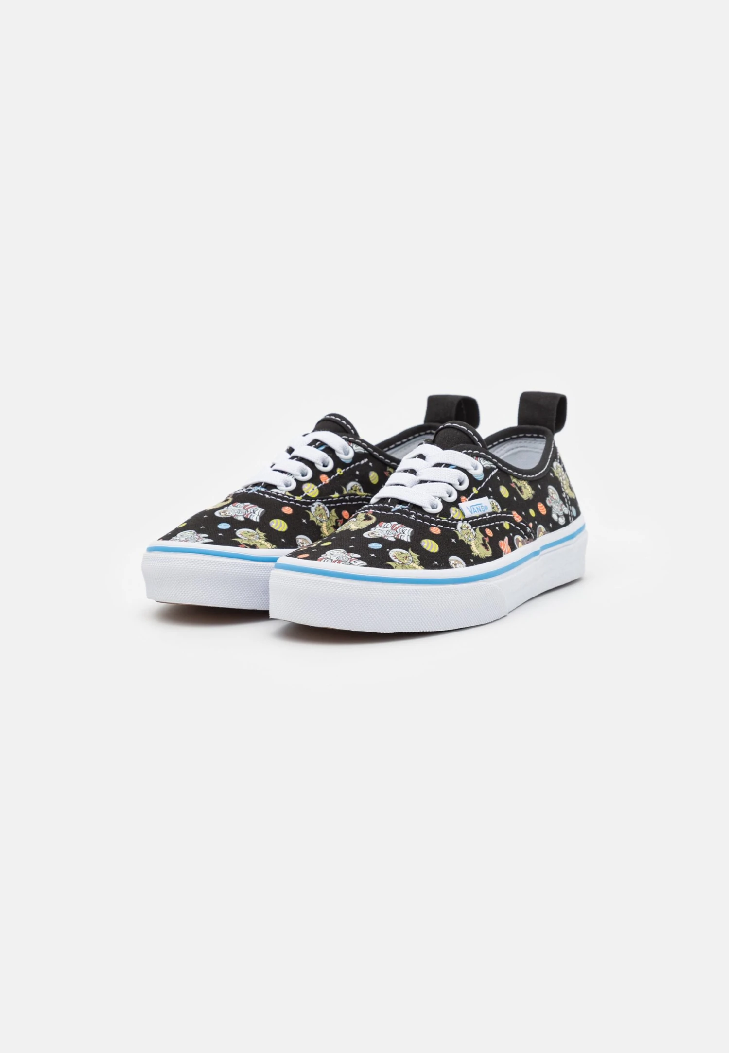 Vans Authentic Elastic Lace Unisex - Sneakers Laag - Black/Blue 4 Vans Authentic Elastic Lace Unisex - Sneakers Laag - Black/Blue - Afbeelding 2