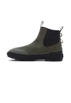Vans Ua Colfax- Enkellaarsjes Met Plateauzool - Olive/Black