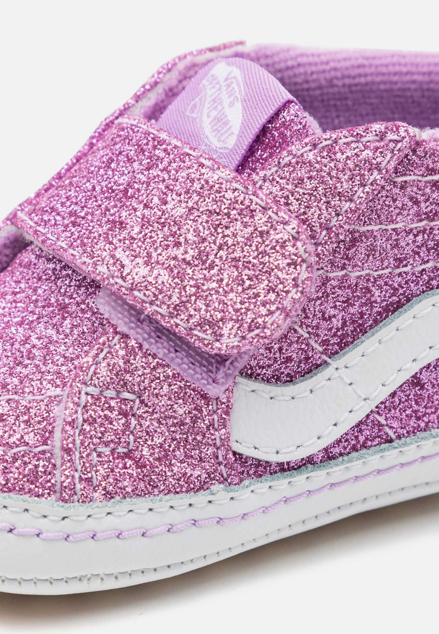 Vans In Sk8-Hi Crib - Babyschoenen - Glitter Lila 8 Vans In Sk8-Hi Crib - Babyschoenen - Glitter Lila - Afbeelding 6