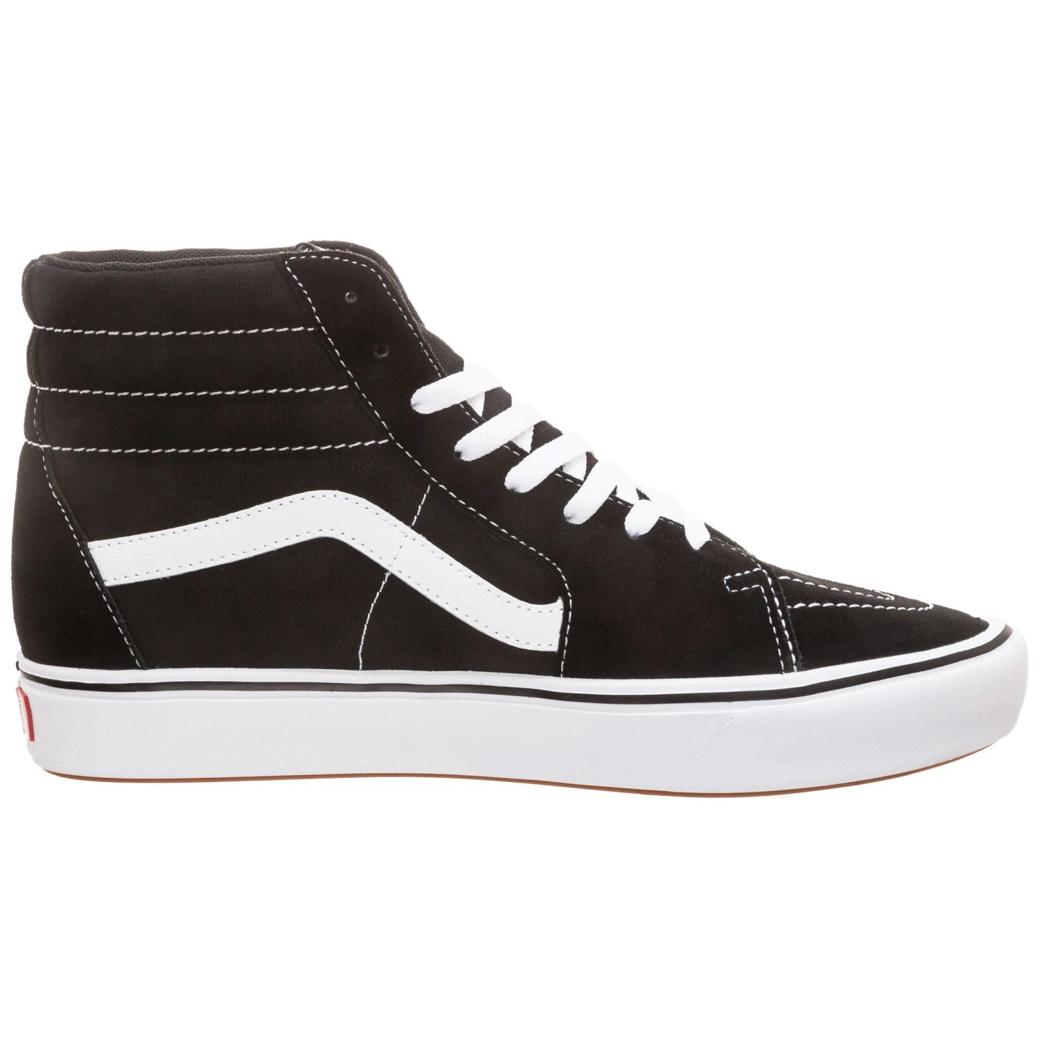 Vans Ua Comfycush Sk8-Hi - Sneakers Hoog - Black / True White 9 Vans Ua Comfycush Sk8-Hi - Sneakers Hoog - Black / True White - Afbeelding 7