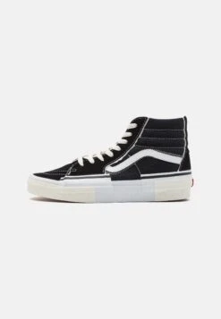 Vans Sk8 Reconstruct Unisex - Sneakers Hoog - Black/True White
