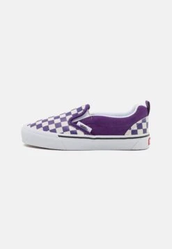 Vans Knu Slip Unisex - Instappers - Checkerboard Purple/White