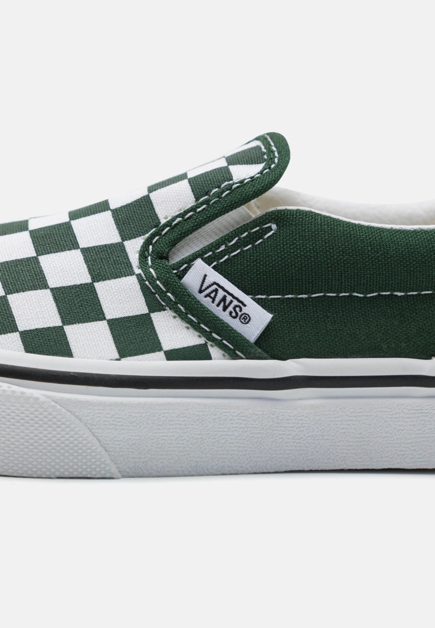 Vans Classic Slip-On Unisex - Sneakers Laag - Dark Green/ White 8 Vans Classic Slip-On Unisex - Sneakers Laag - Dark Green/ White - Afbeelding 6