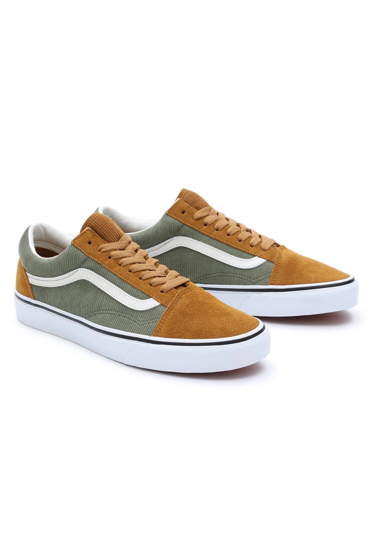 Vans Old Skool Unisex - Sneakers Laag - Green Brown 4 Vans Old Skool Unisex - Sneakers Laag - Green Brown - Afbeelding 2
