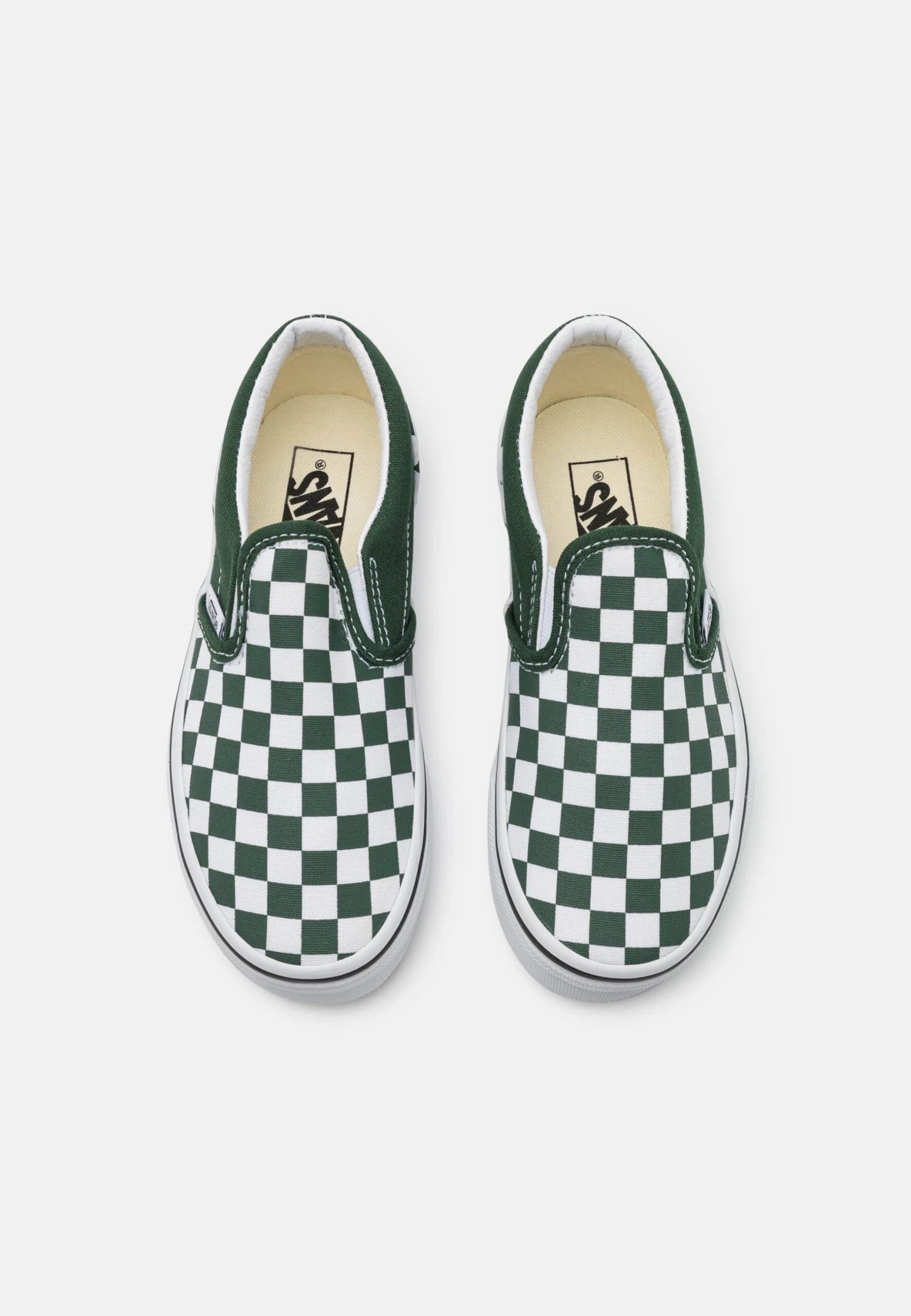 Vans Classic Slip-On Unisex - Sneakers Laag - Dark Green/ White 6 Vans Classic Slip-On Unisex - Sneakers Laag - Dark Green/ White - Afbeelding 4