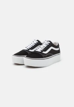 Vans Ua Old Skool Stackform - Sneakers Laag - Black/True White -Vans ed12b64154e248b296dab0c23de8cd7e